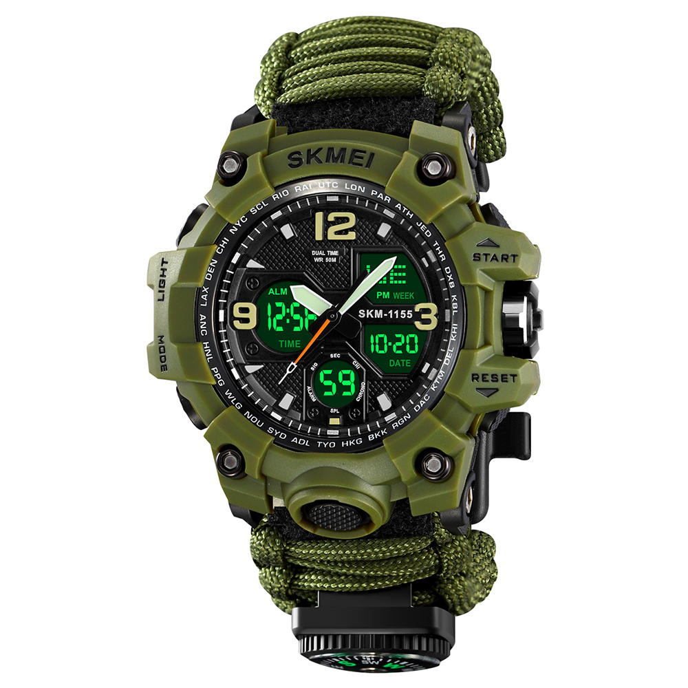Skmei 1155BNAG Army Green - 2