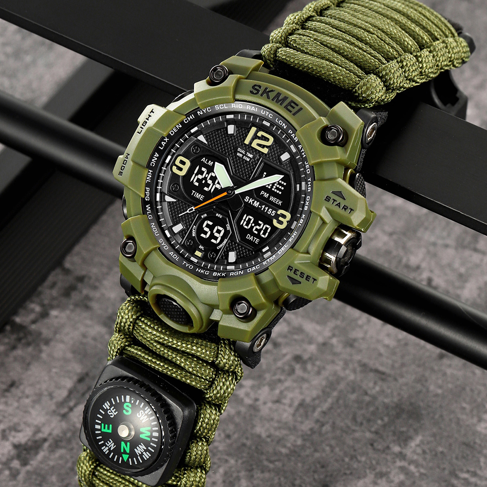 Skmei 1155BNAG Army Green - 4