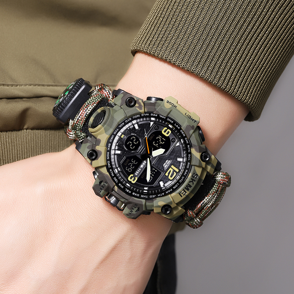 Skmei 1155BNCMGN Camo Green - 4