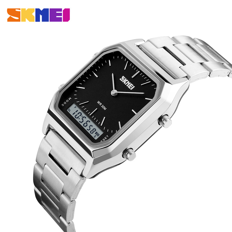 Skmei 1220SIBK Silver-Black - 2