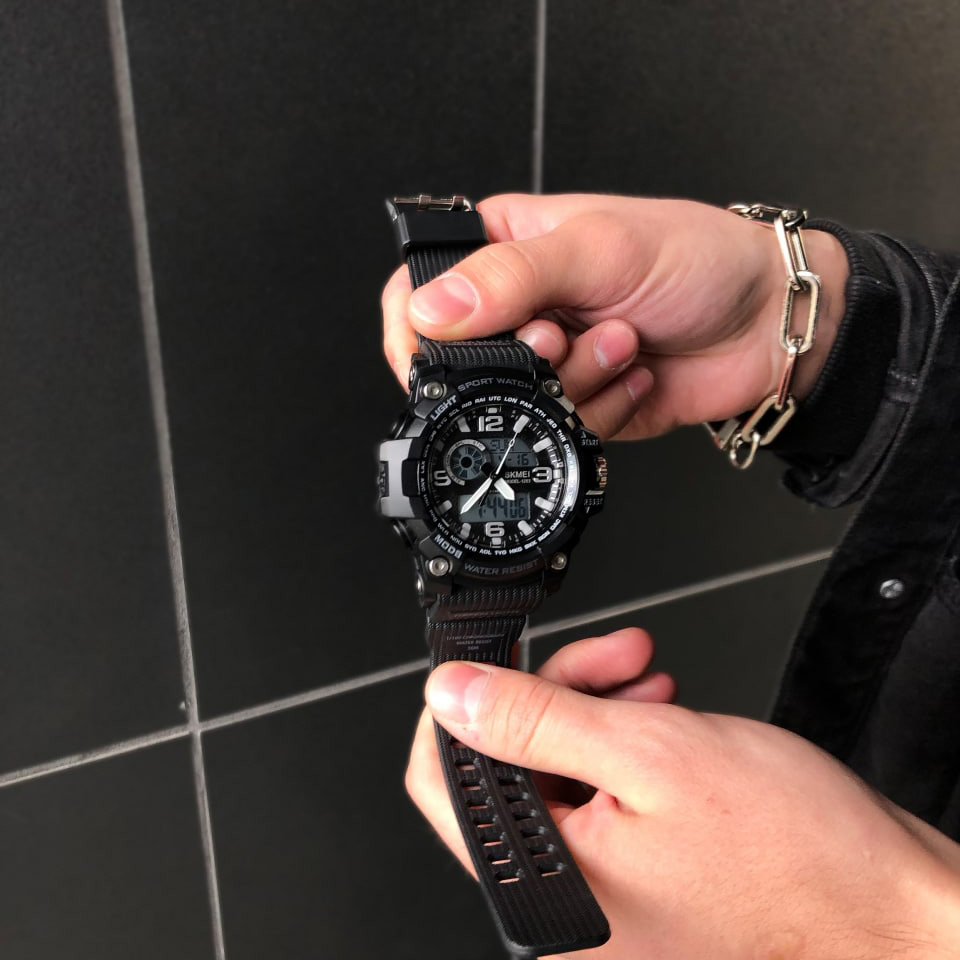 Skmei 1283 All Black. - 3