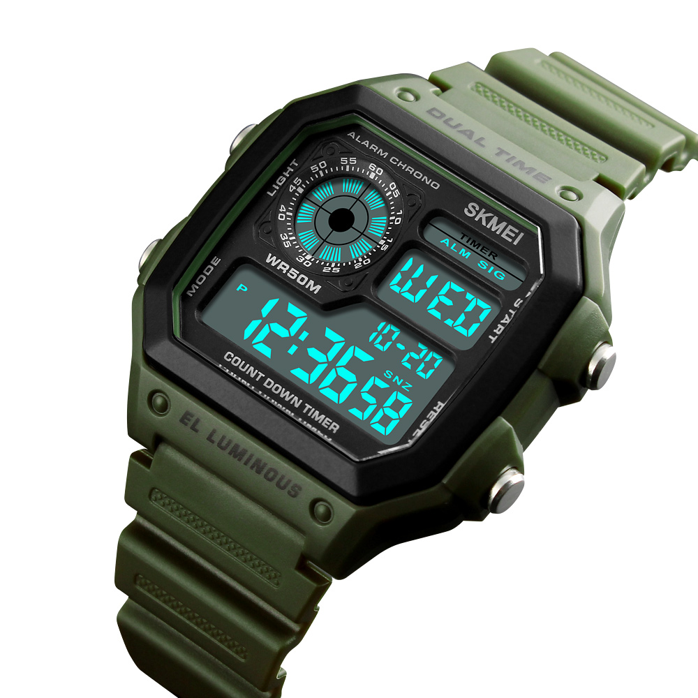 Skmei 1299AG Army Green. - 4
