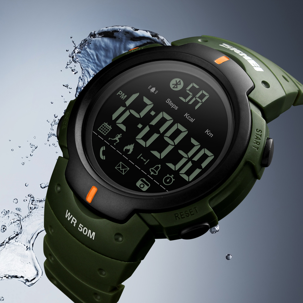 Skmei 1301AG army green Smart Watch - 4