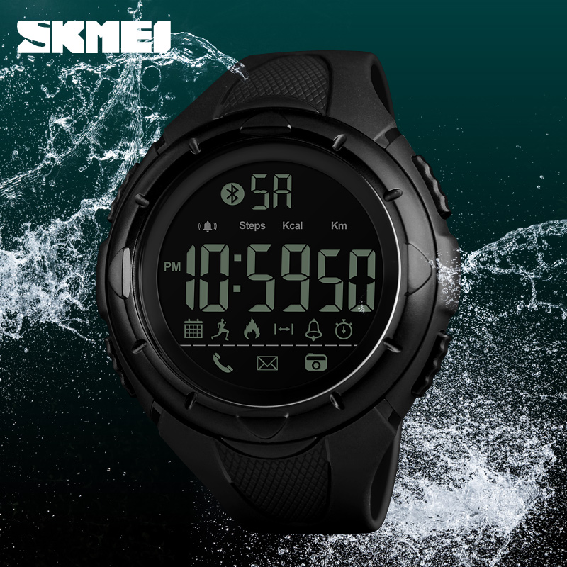 Skmei 1326BK Black Smart Watch SALE - 4