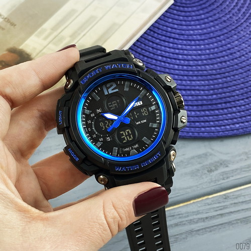 Skmei 1343 Black-Blue - 2