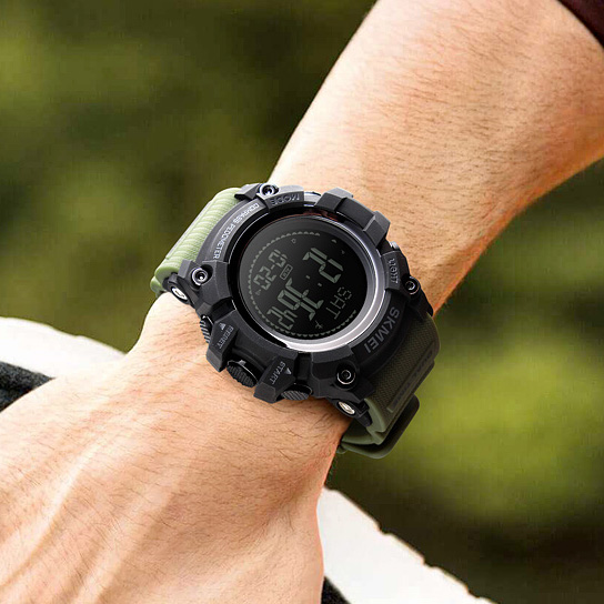 Skmei 1356AG Army Green + Compass - 4