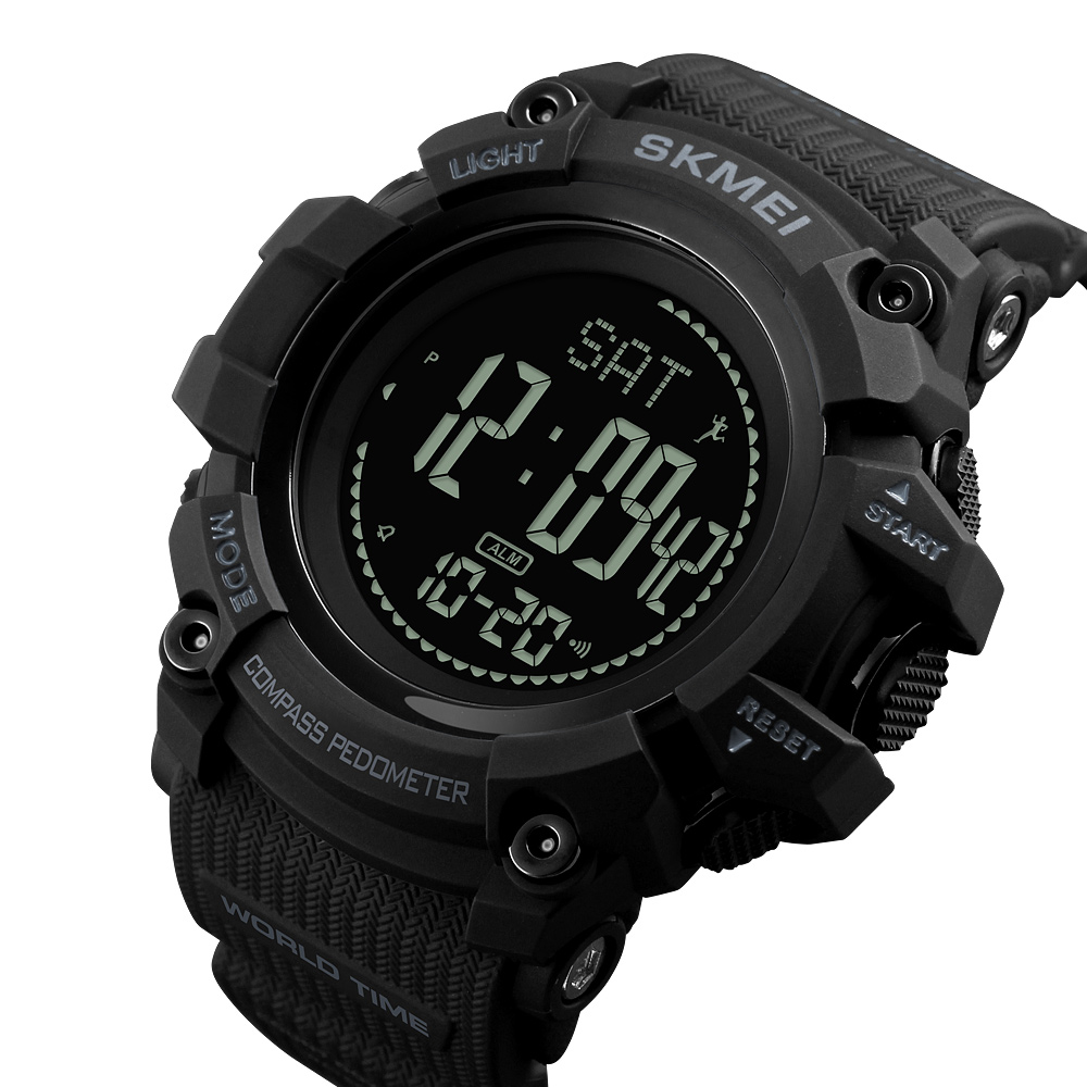 Skmei 1356BK Black + Compass - 2