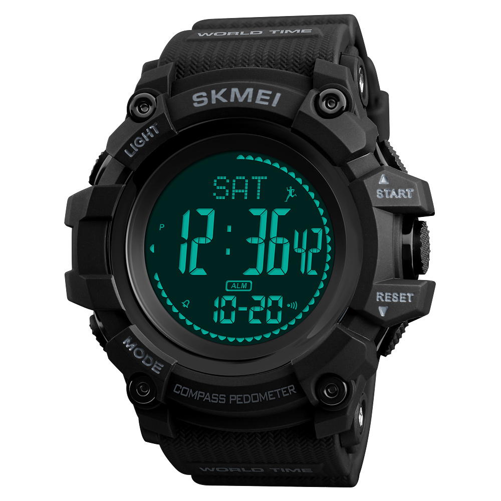 Skmei 1356BK Black + Compass - 4