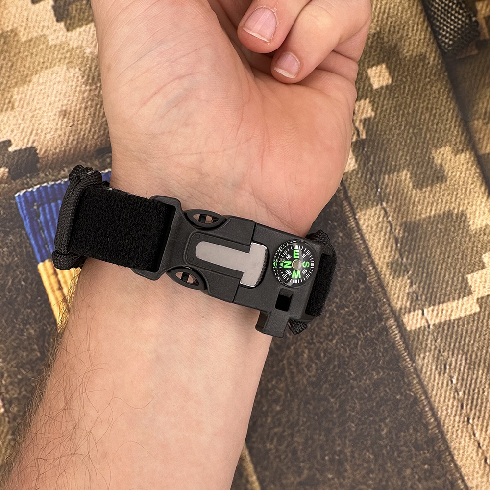 Skmei 1356BK Black Tactic Compass - 6