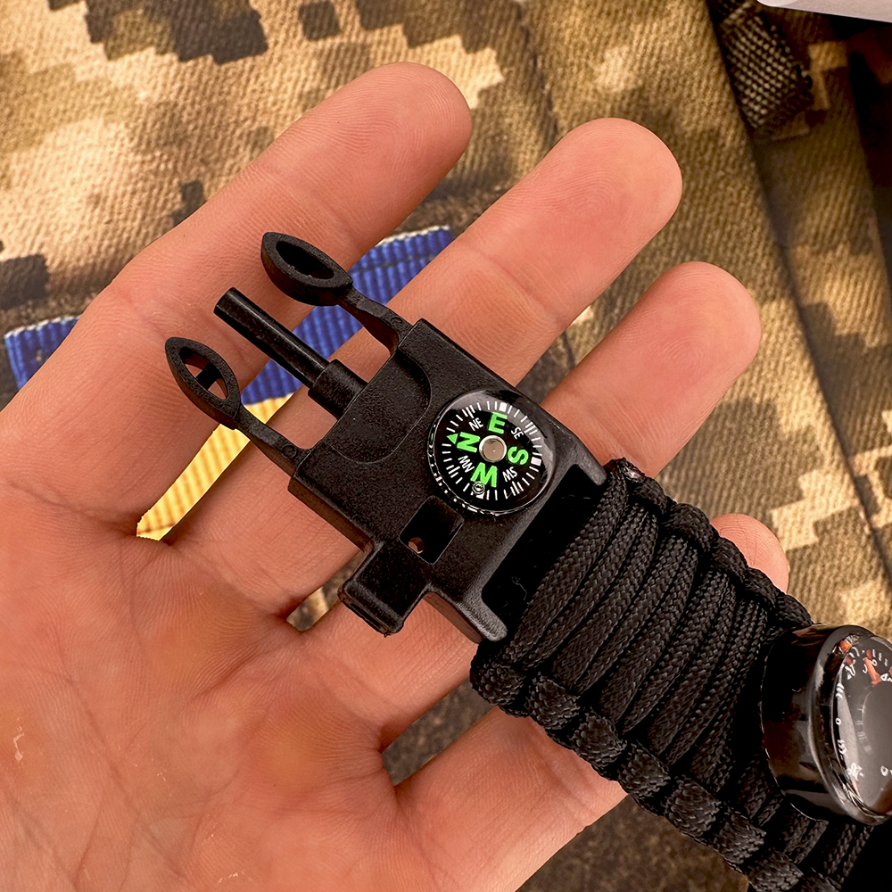 Skmei 1356BK Black Tactic Compass - 8