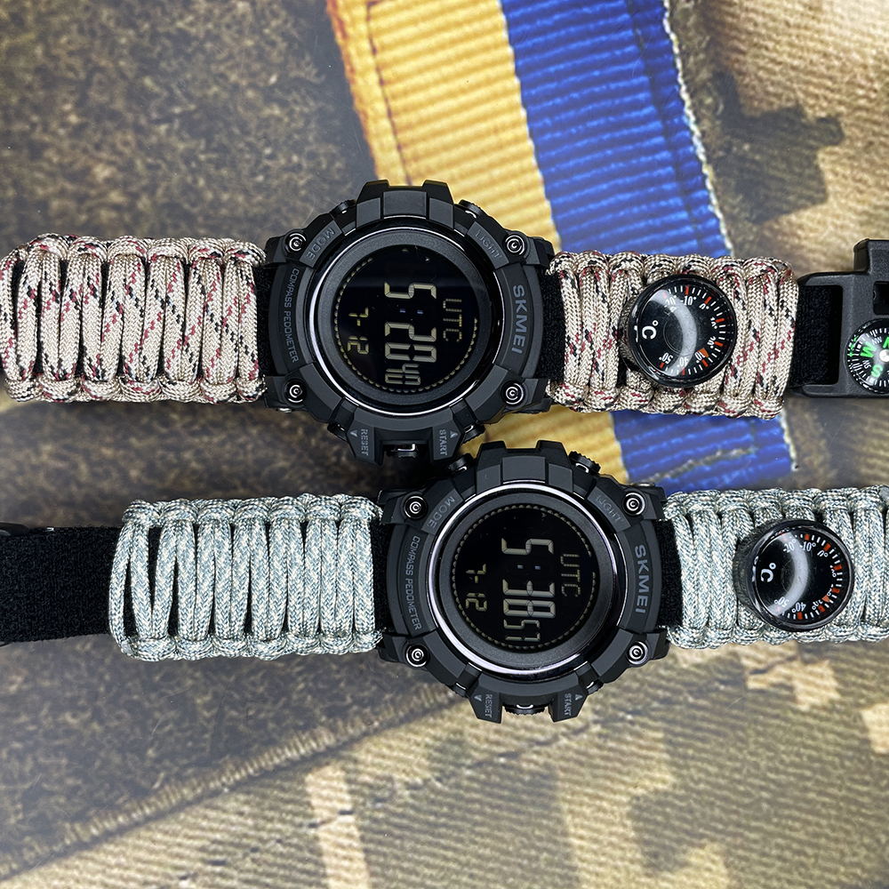 Skmei 1356DCPK Desert Camo Tactic Compass - 4