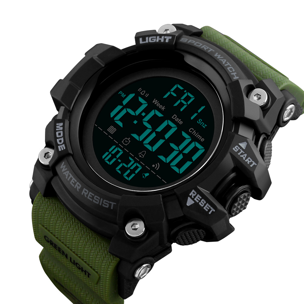 Skmei 1384 Black-Military Wrisband - 2