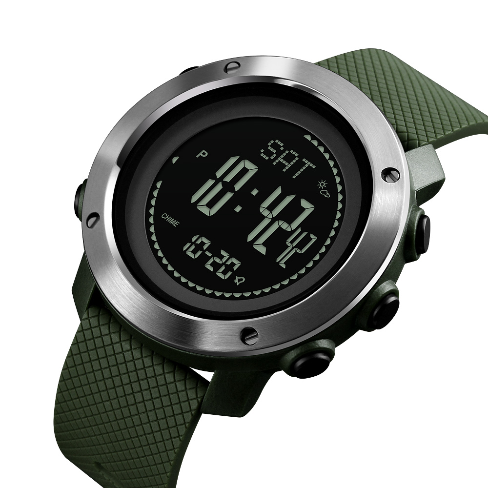 Skmei 1418AG Army Green + Compass - 2