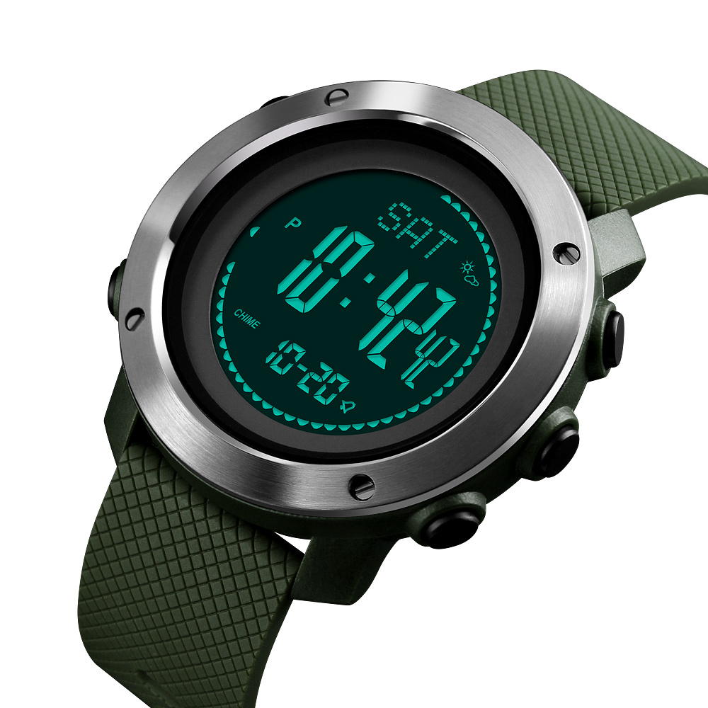Skmei 1418AG Army Green + Compass - 3