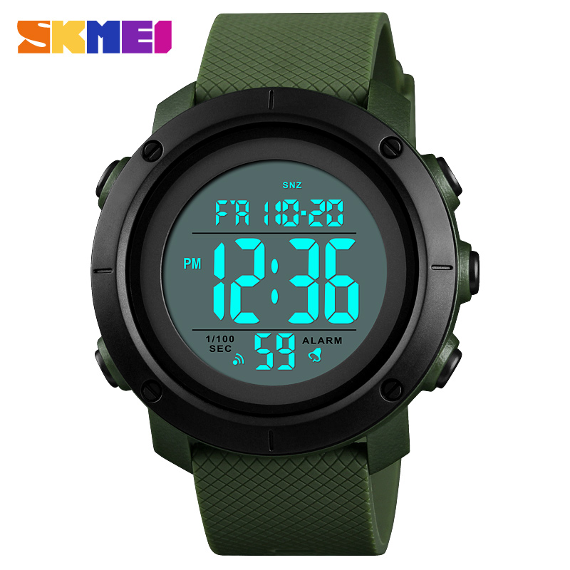 Skmei 1434AGWT Army Green-White - 3