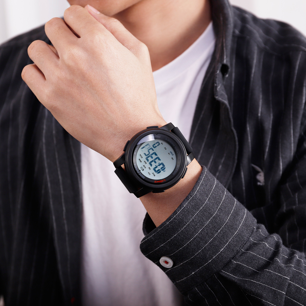 Skmei 1469BKWT Black STOPPED - 3