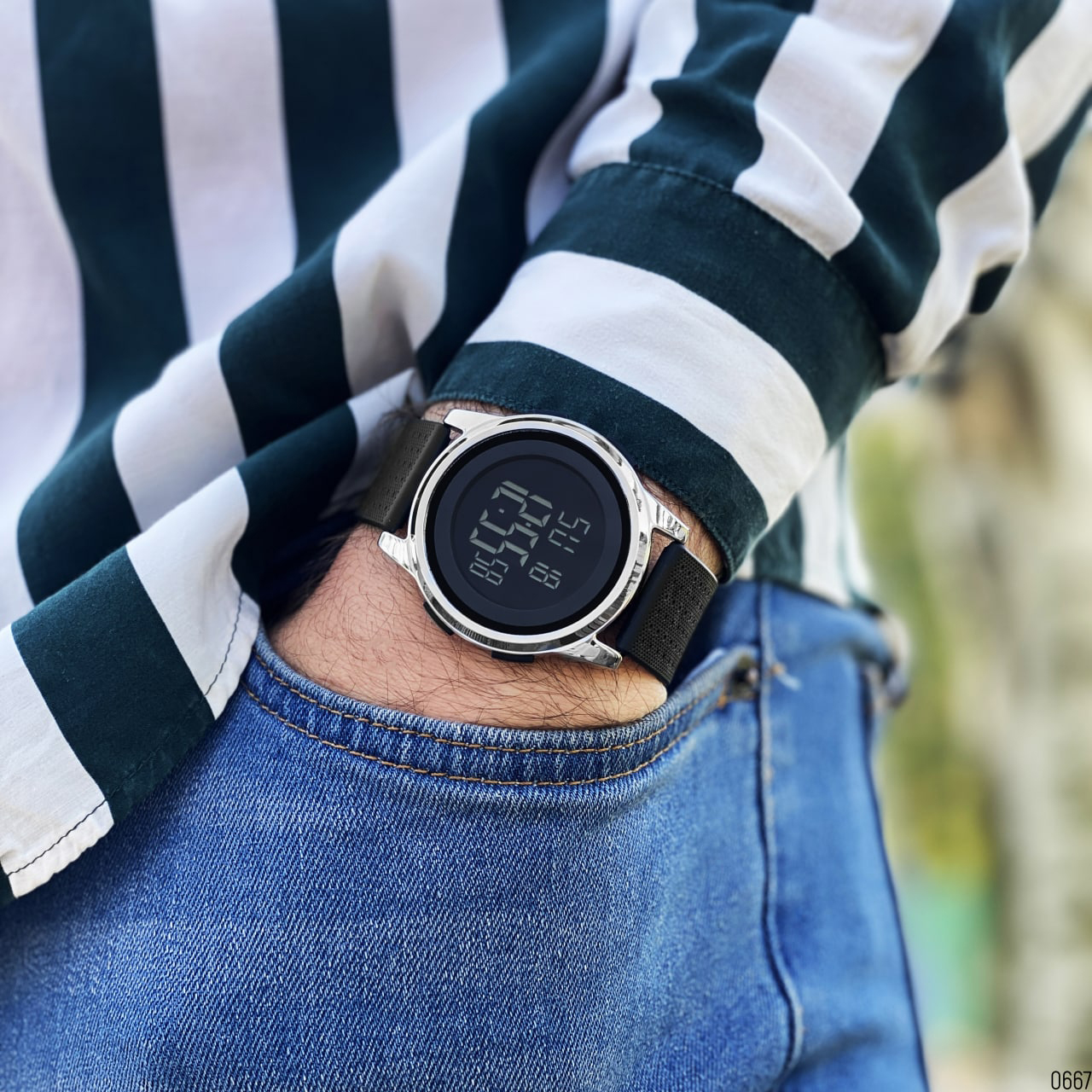 Skmei 1502SI Black-Silver - 4