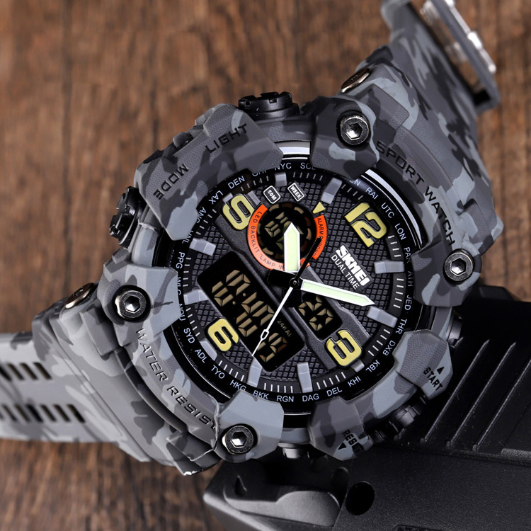 Skmei 1520CMGY Gray Camo. - 4