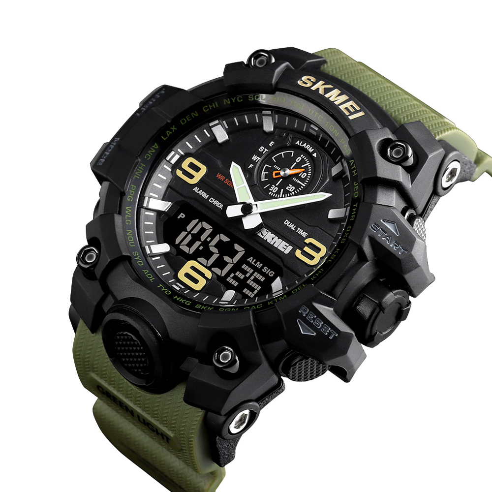 Skmei 1586 Black-Military Wrisband - 3