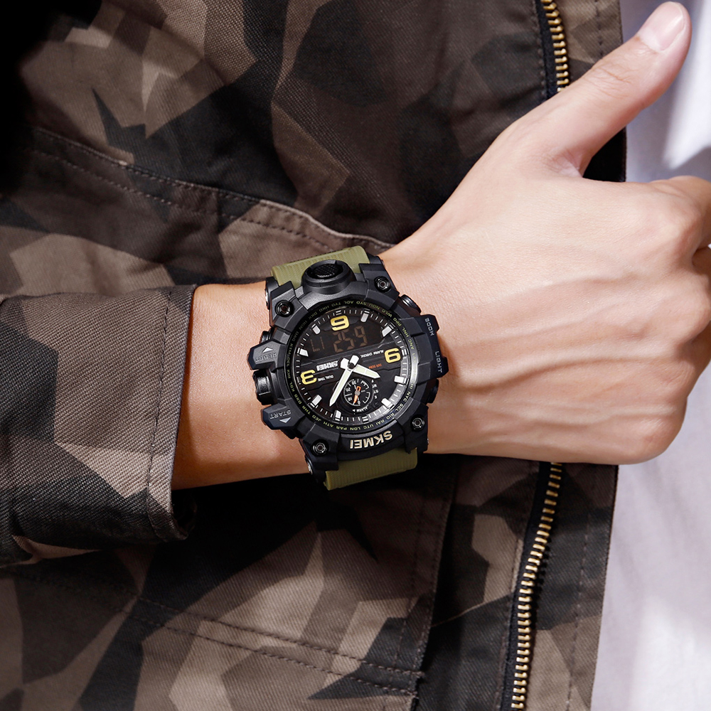 Skmei 1586 Black-Military Wrisband - 5
