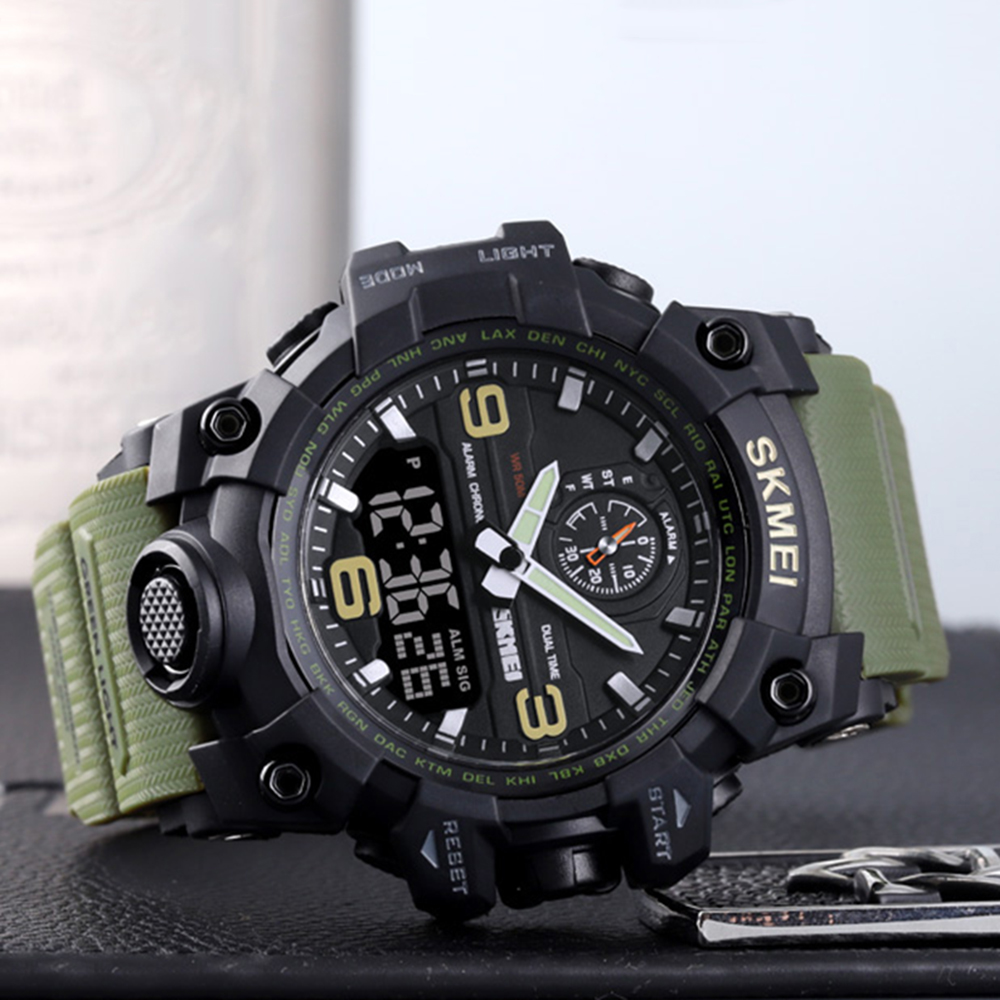Skmei 1586 Black-Military Wrisband - 6
