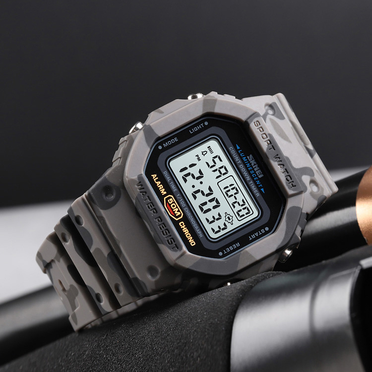 Skmei 1628CMGY Camo gray - 4