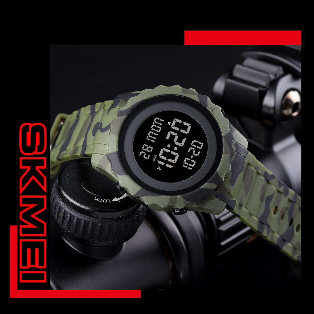 Skmei 1631CMGN Camo Green STOPPED - 3
