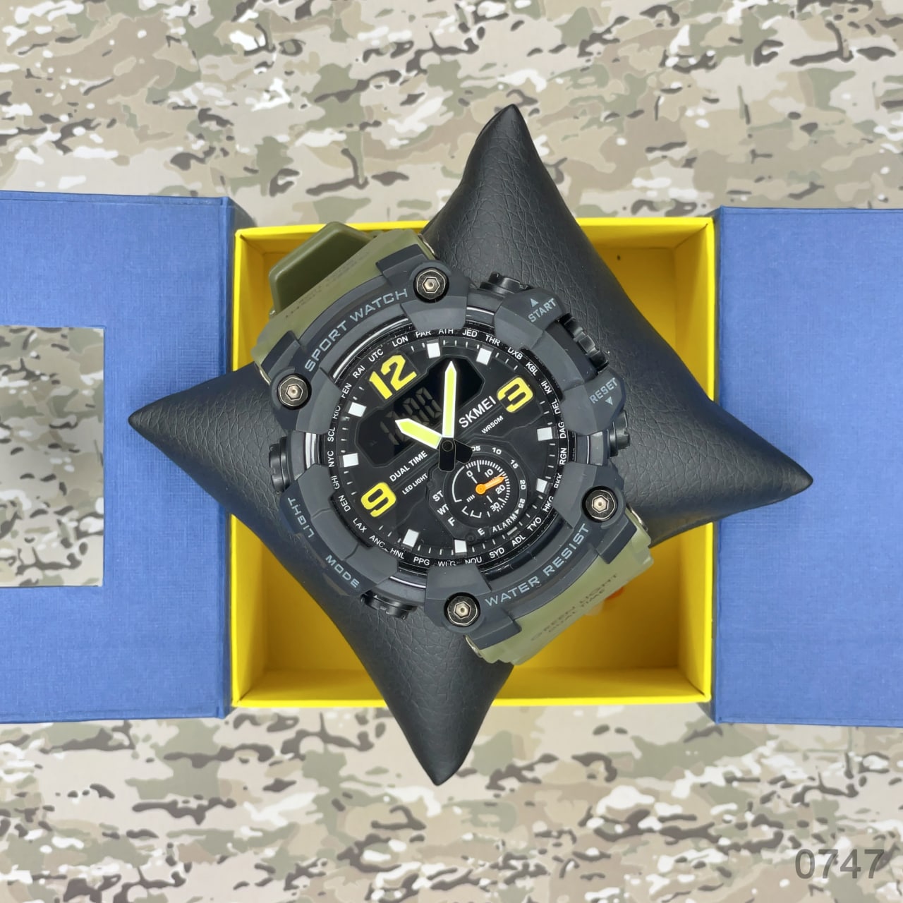 Skmei 1637AG Army Green. - 4