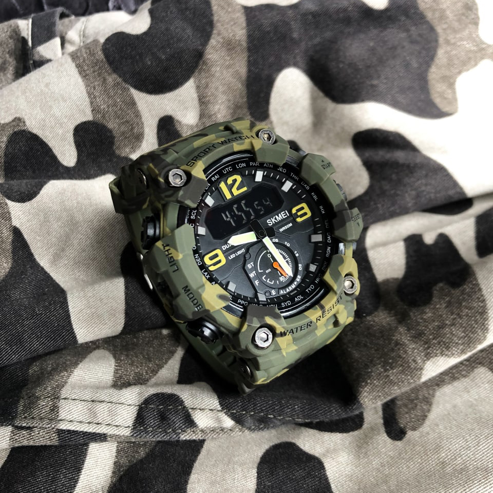 Skmei 1637CMGN Camo Green. - 4