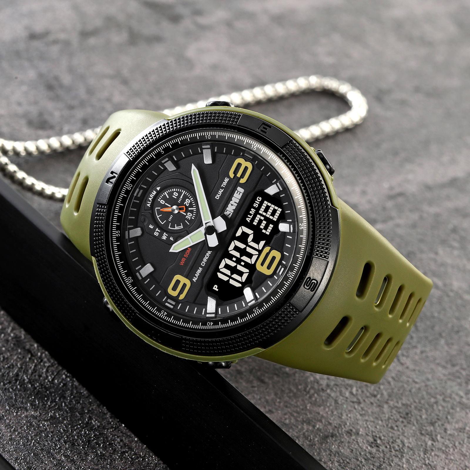 Skmei 1655AGBK Army Green-Black - 4