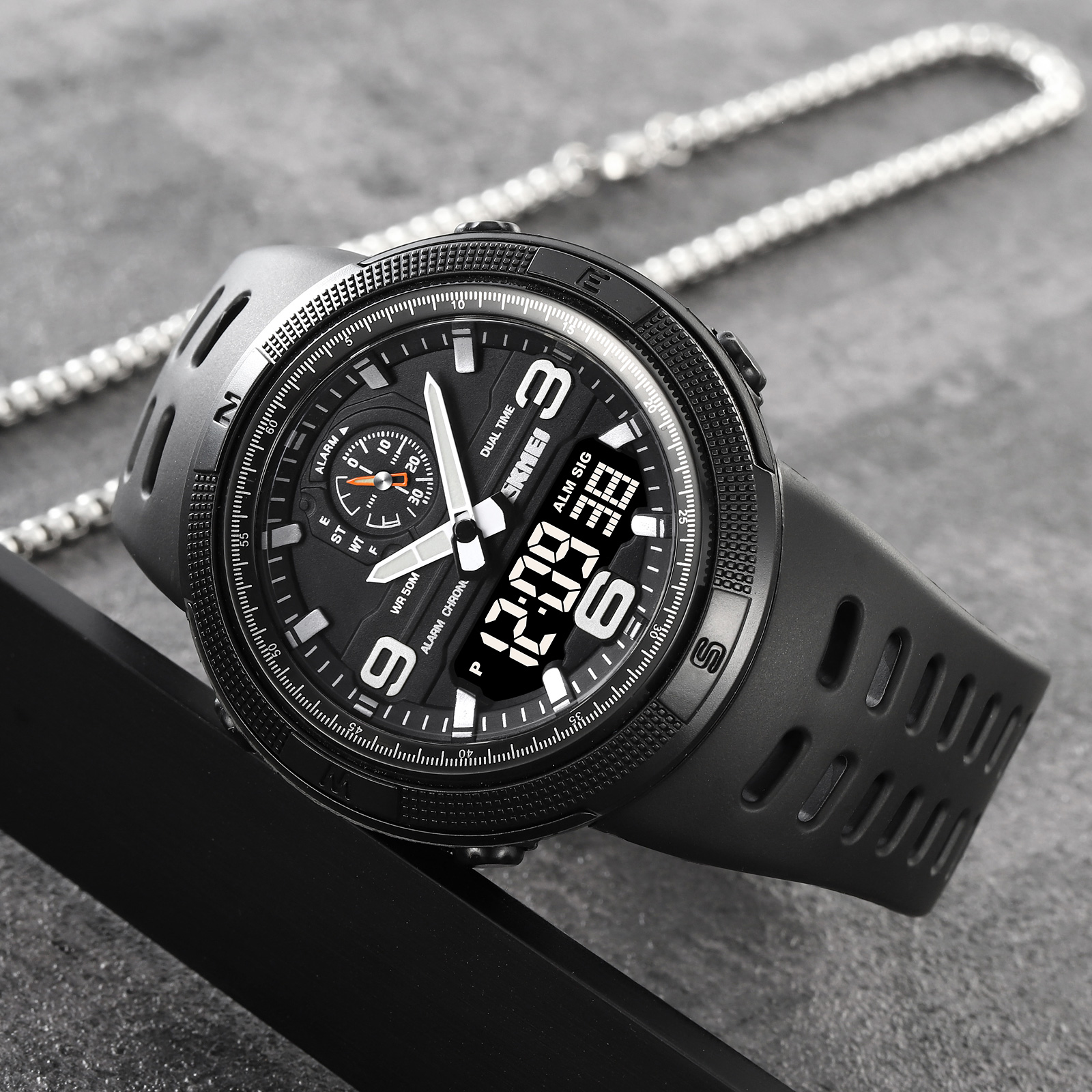 Skmei 1655BKBK Black - 4