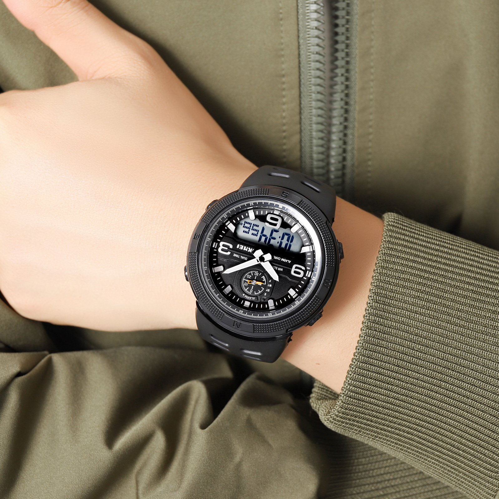 Skmei 1655BKWT Black-White - 3