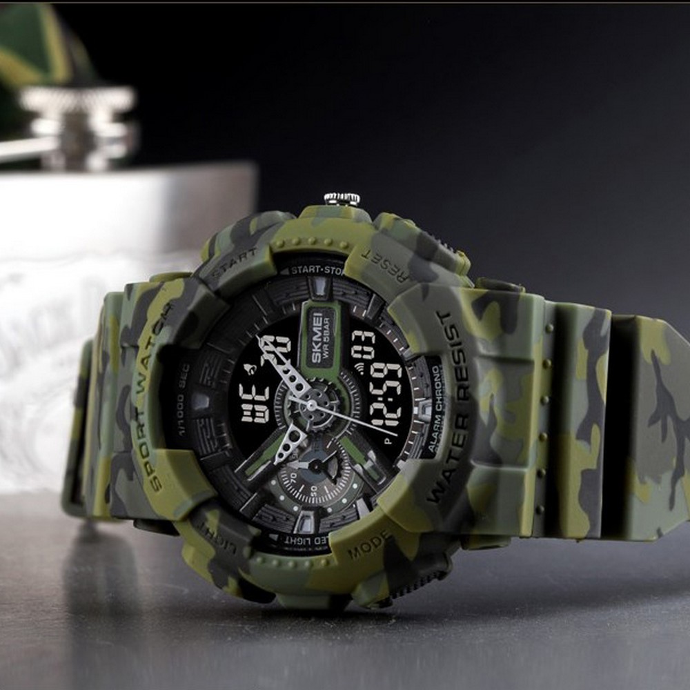 Skmei 1688 Green-Black Military - 2