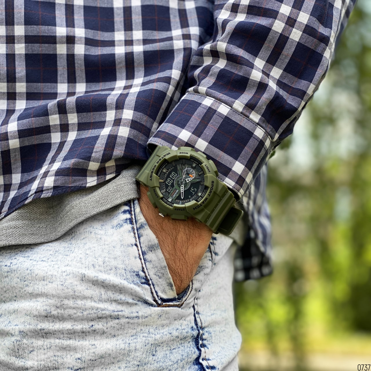 Skmei 1688AG Army Green. - 4