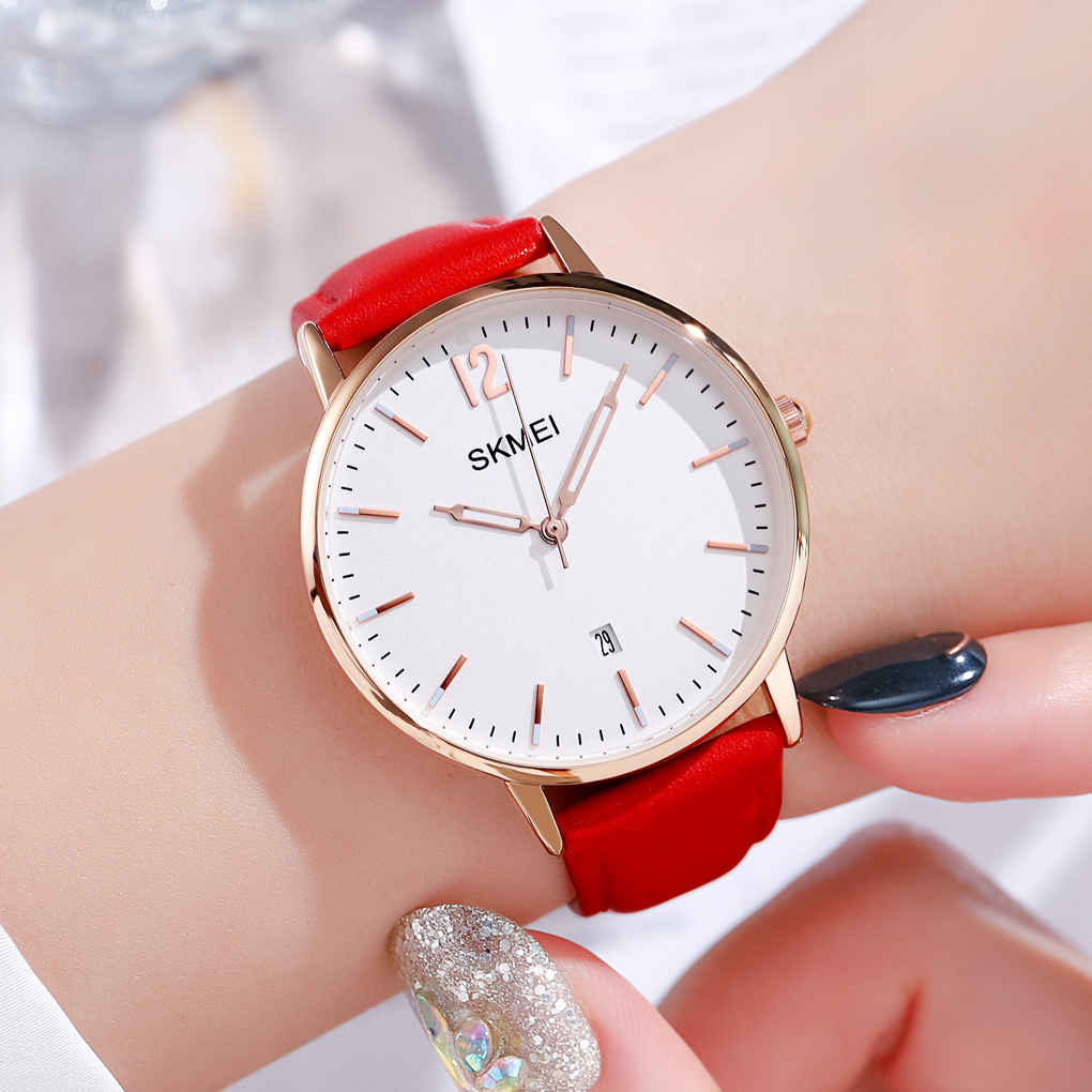 Skmei 1724RGRD Rose Gold-Red - 3