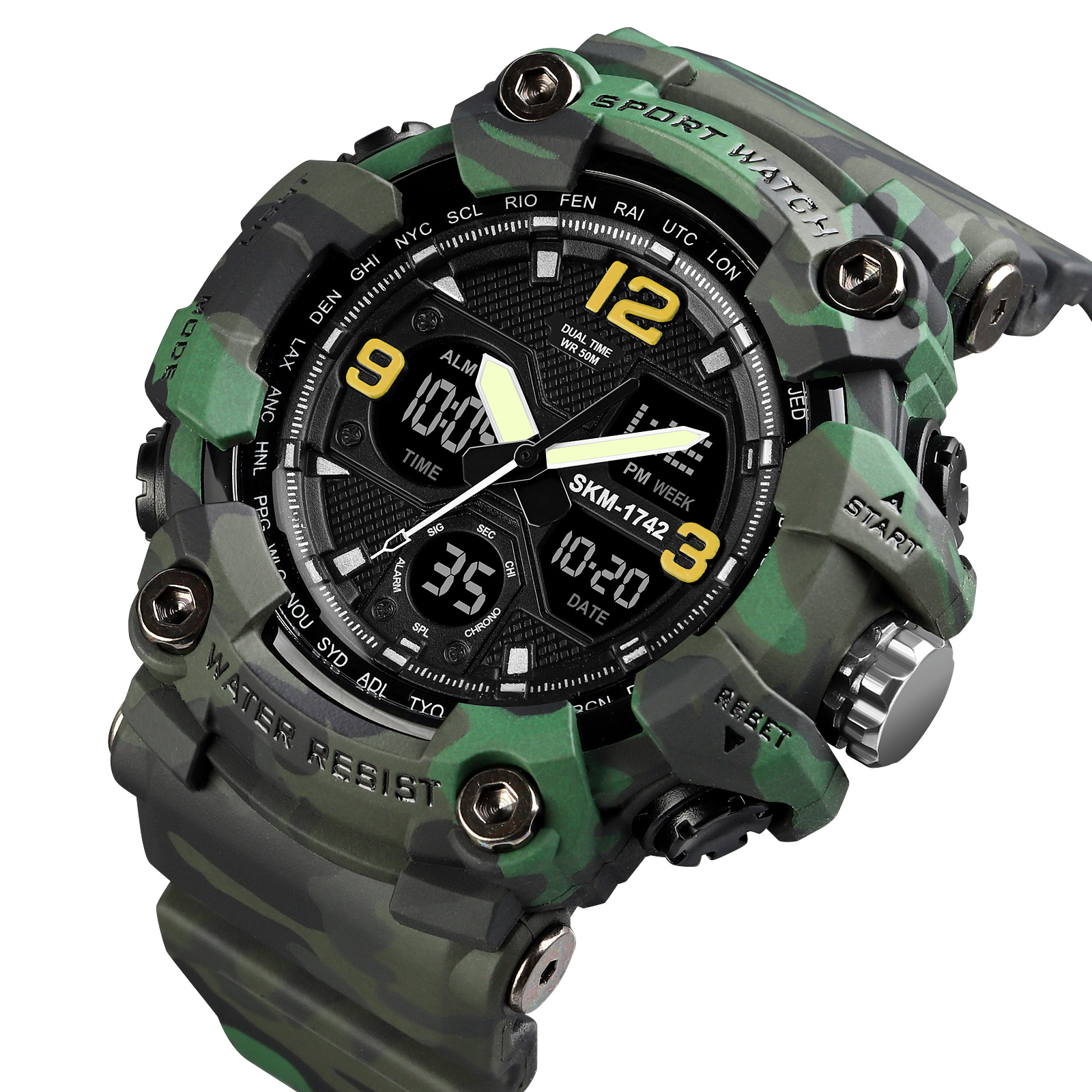 Skmei 1742 Green Military - 3