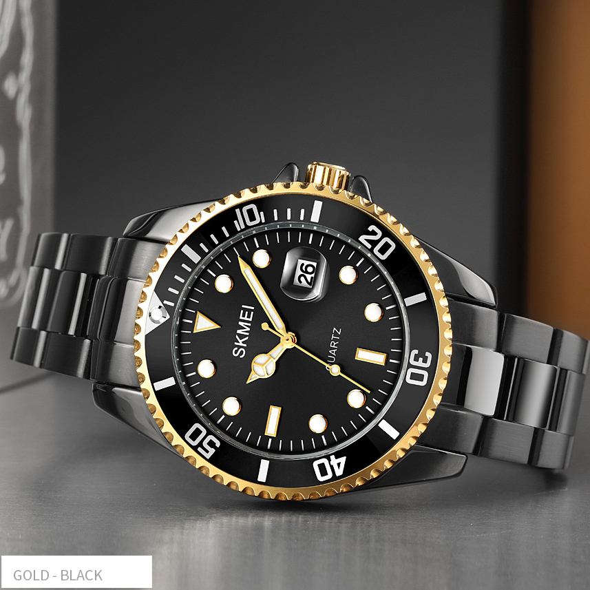 Skmei 1779GDBK Black-Gold - 4