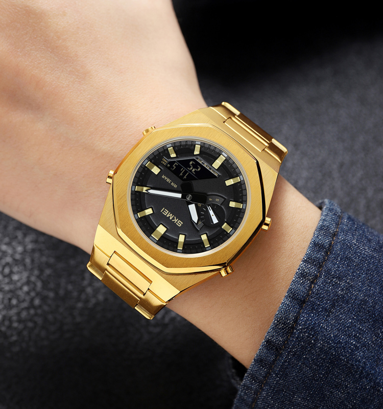 Skmei 1816GDBK Gold-Black - 3