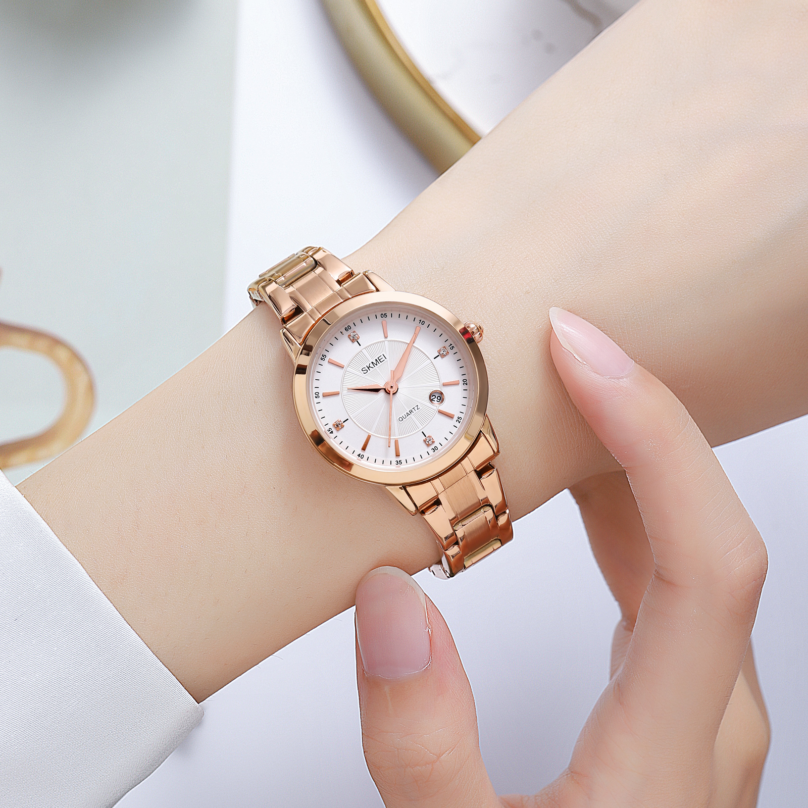 Skmei 1819RGSI Rose Gold-Silver - 3
