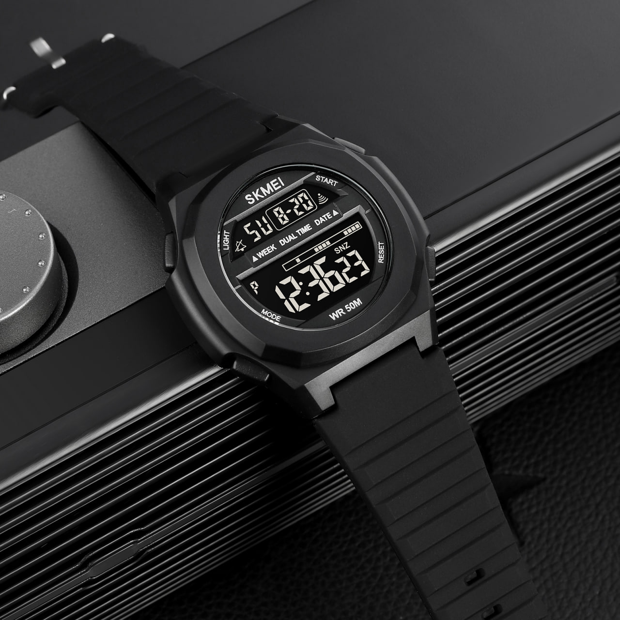 Skmei 1821BKBK All Black - 4