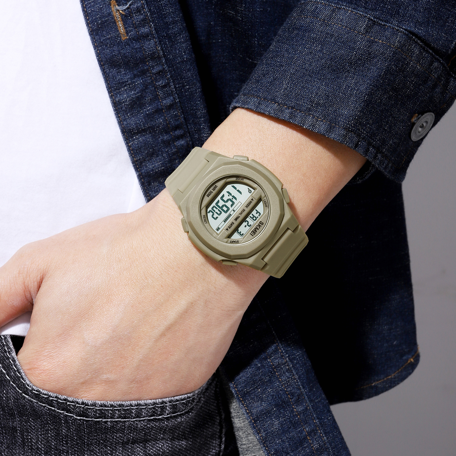 Skmei 1821KH Khaki - 3