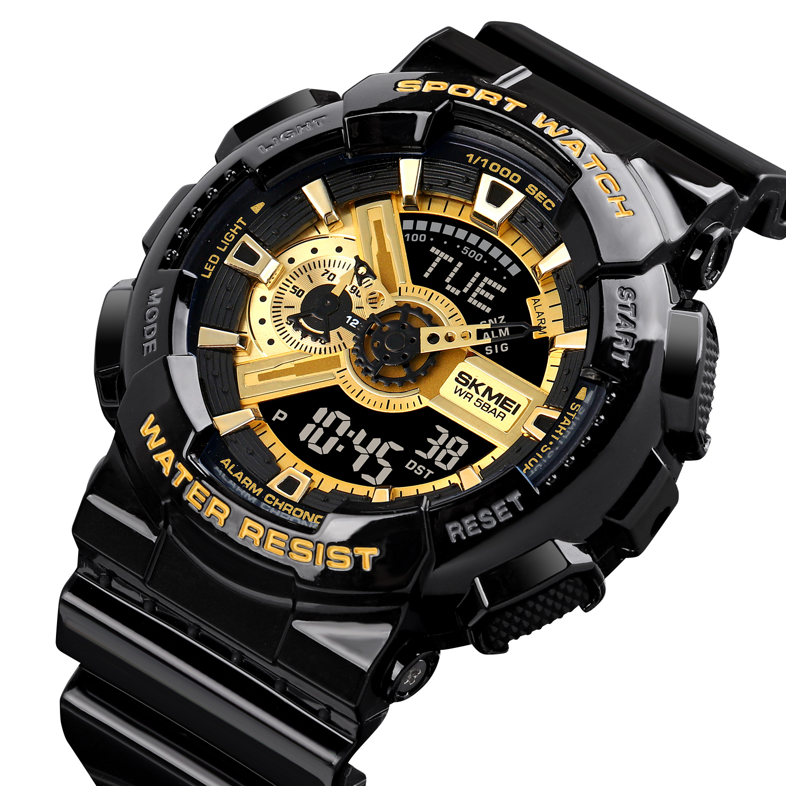 Skmei 1834 Black-Gold - 2