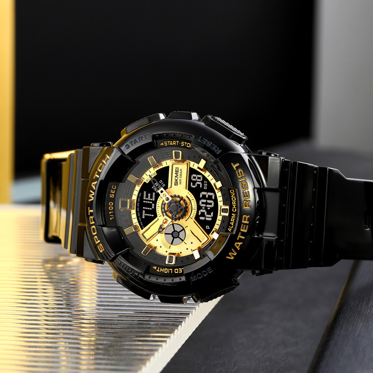Skmei 1834 Black-Gold - 4