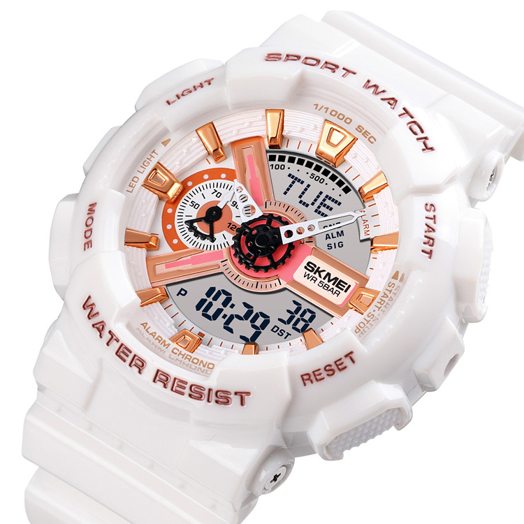 Skmei 1834WT White-Gold - 2