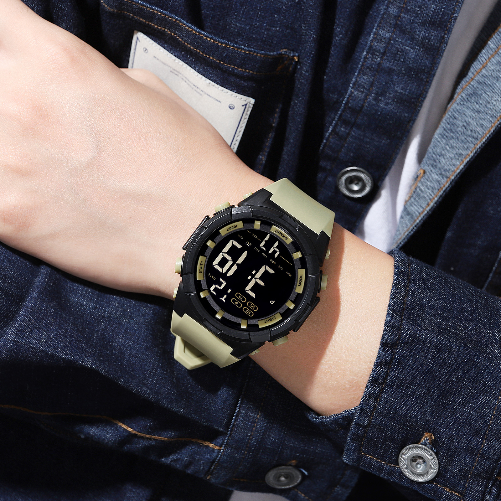 Skmei 1845YL Black-Yellow - 3