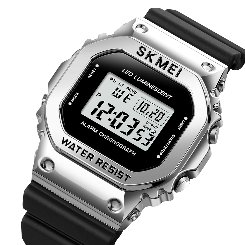 Skmei 1851SIBK Silver Black - 2