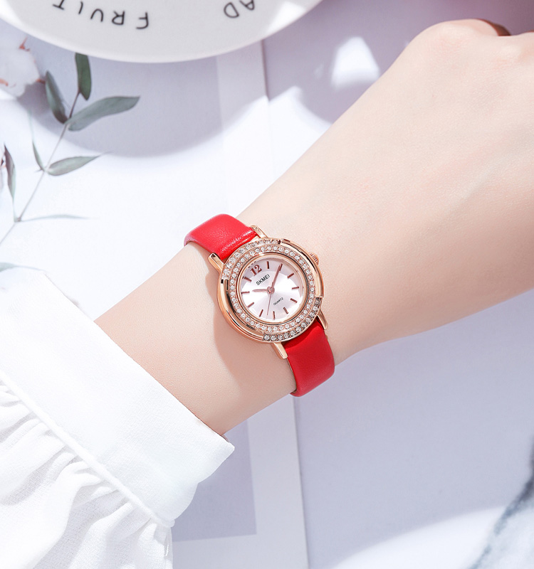 Skmei 1855RGRD Rose Gold-Red - 3