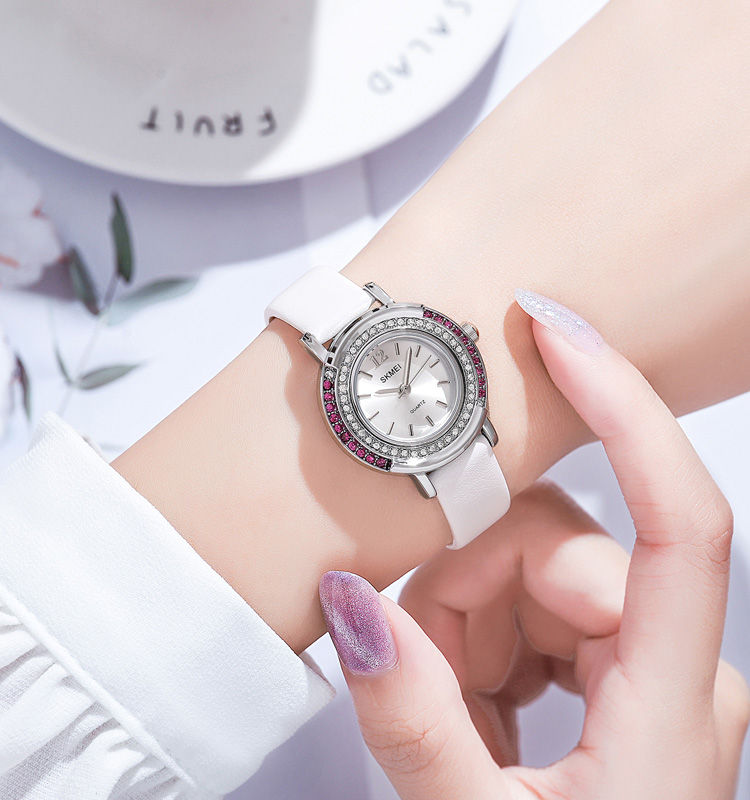 Skmei 1855SIWT Silver-White - 3