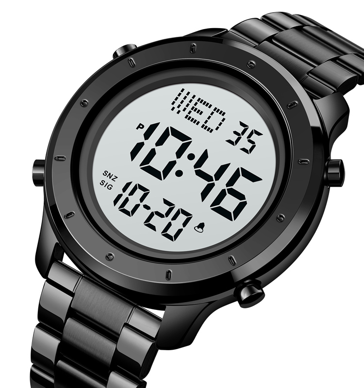 Skmei 1864SBKWT Black-White Steel - 2