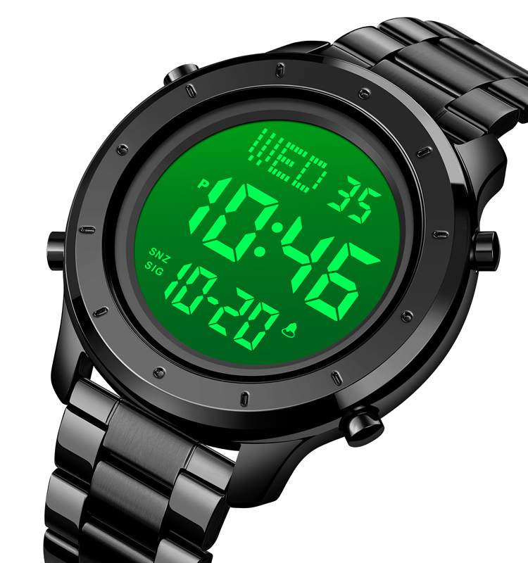 Skmei 1864SBKWT Black-White Steel - 4